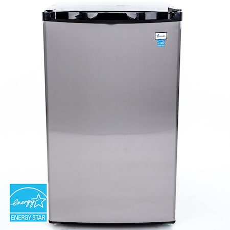 Avanti Avanti 4.4 cu. ft CompactRefrigerator, Stainless Steel with Black Cabinet RM4436SS